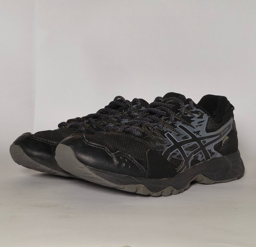 Black Mens ASICS Gel-Sonoma 3 G-TX Waterproof Trail Running Sneakers Side View