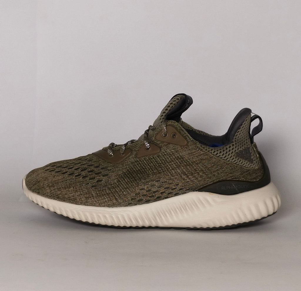 Adidas Alphabounce EM Olive Running Shoes US 7 EUR 38.5 Condition 9