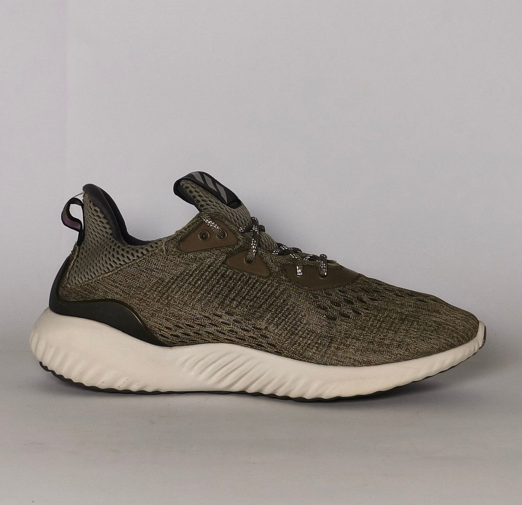 Adidas Alphabounce EM Olive Running Shoes US 7 EUR 38.5 Condition 9