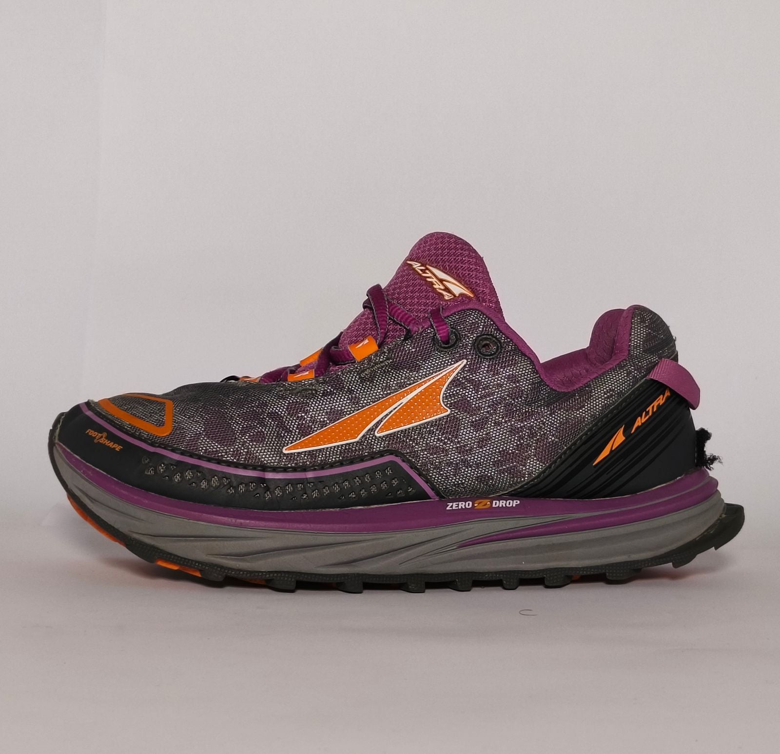 Altra Zero Drop Trail Shoes Purple Orange US 7.5 EUR 38.5 Condition 8