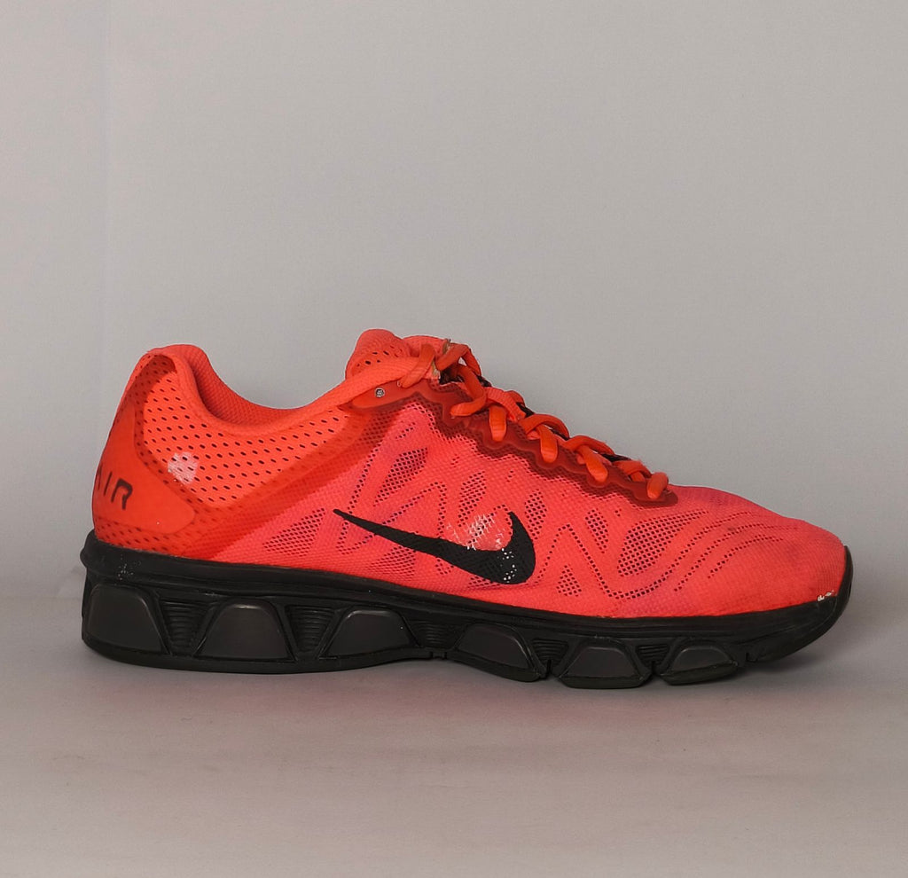 Nike Red Mesh Running Sneakers Side View Size US 8 EUR 39