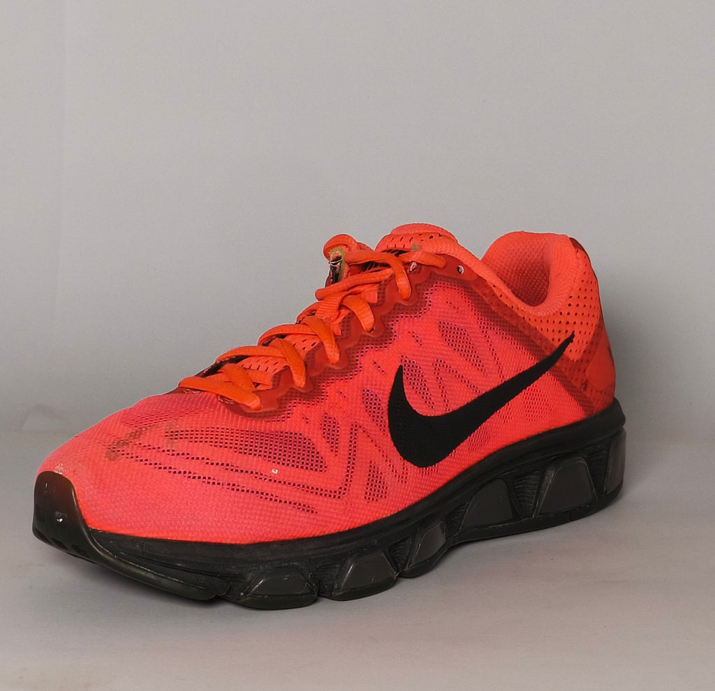 Nike Red Mesh Running Sneakers Side View Size US 8 EUR 39