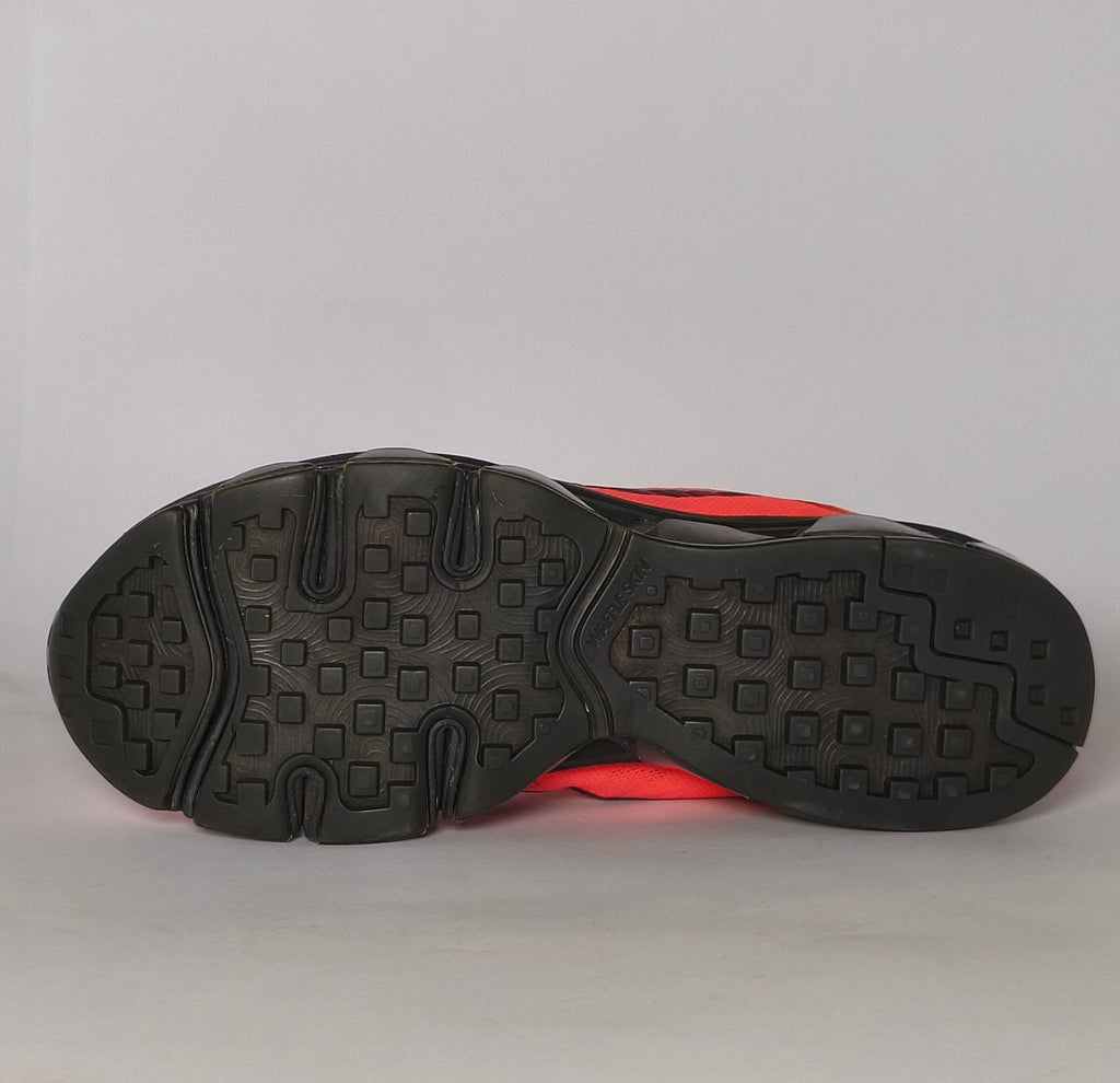 Nike Red Mesh Running Sneakers Side View Size US 8 EUR 39