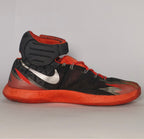 Black and Orange High-Top Basketball Sneakers Size US 10 EUR 44