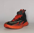 Black and Orange High-Top Basketball Sneakers Size US 10 EUR 44