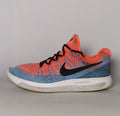Nike Lunarepic Flyknit Orange Blue Sneakers US 10.5 EUR 41 Condition 9/10