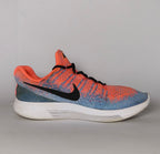 Nike Lunarepic Flyknit Orange Blue Sneakers US 10.5 EUR 41 Condition 9/10