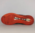 Black and Orange High-Top Basketball Sneakers Size US 10 EUR 44