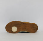 Reebok Nano cross-training shoe featuring a knit upper, cream midsole, and a gum rubber outsole.