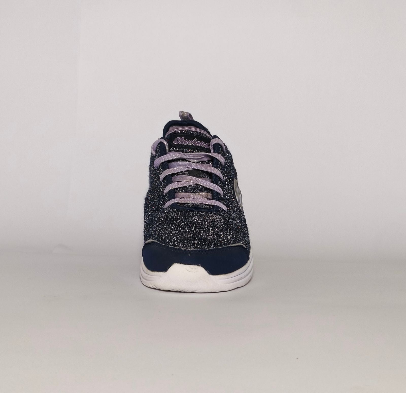Skechers Glitter Knit Walking Sneakers Size US 6 EUR 38