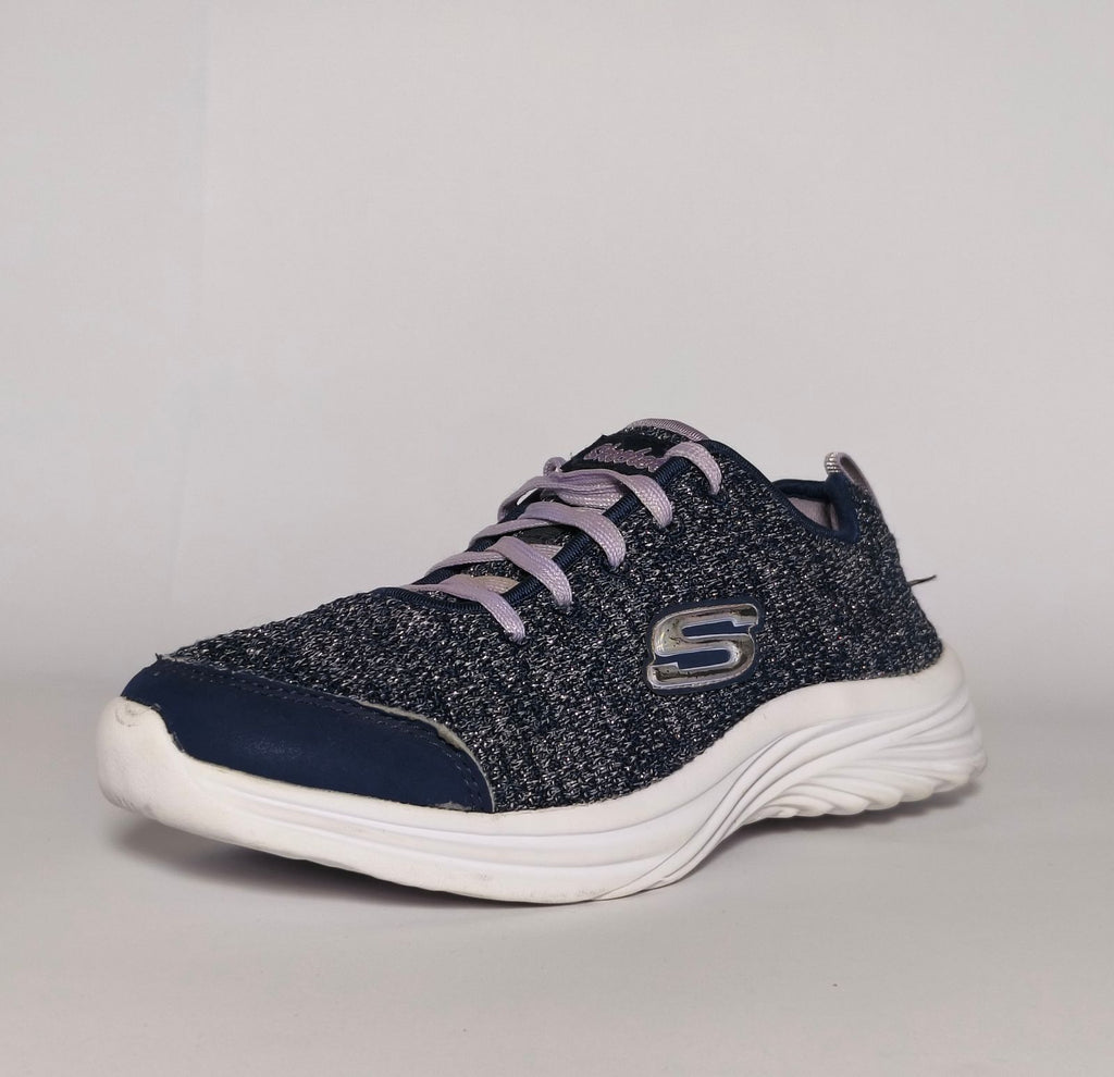 Skechers Glitter Knit Walking Sneakers Size US 6 EUR 38