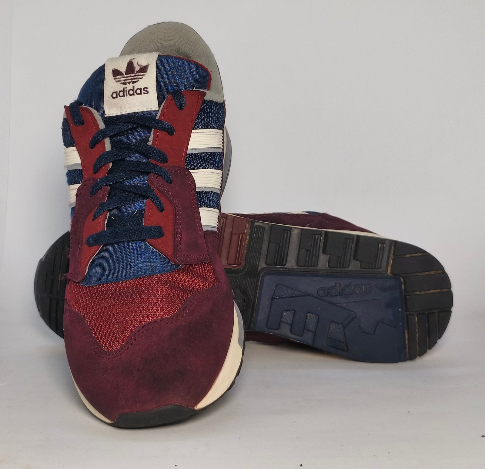 Adidas ZX 420 Maroon Collegiate Navy Sneakers