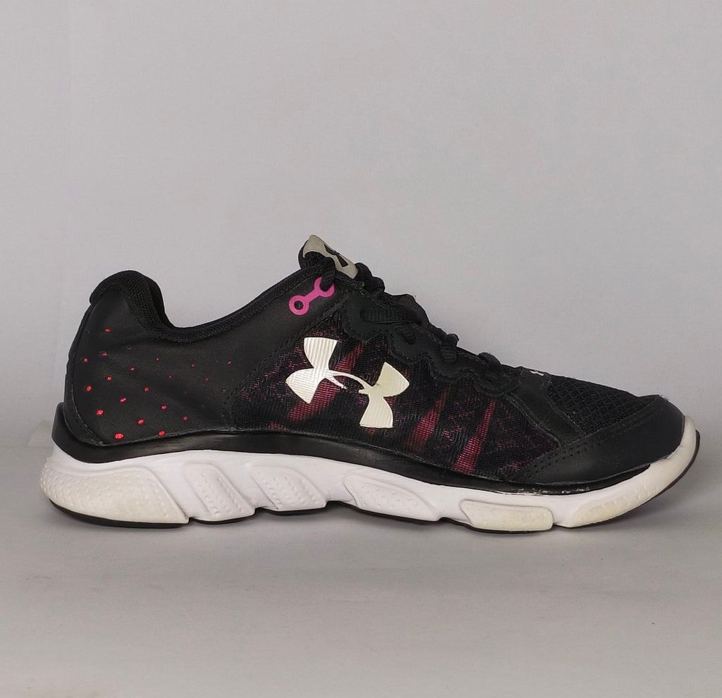 Under Armour Micro G Assert Women’s Running Sneakers Black Pink US 7.5 EUR 39.5