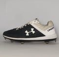 Under Armour Black & White Baseball Metal Cleats – Size 11.5