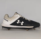 Under Armour Black & White Baseball Metal Cleats – Size 11.5